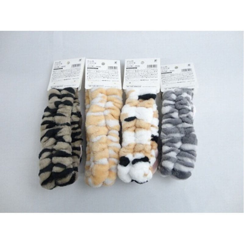 キャンドゥ 「ヘアーターバン 猫耳 キャット柄」