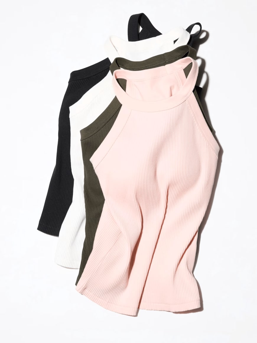 ユニクロ公式　ホルターネックブラタンクトップ