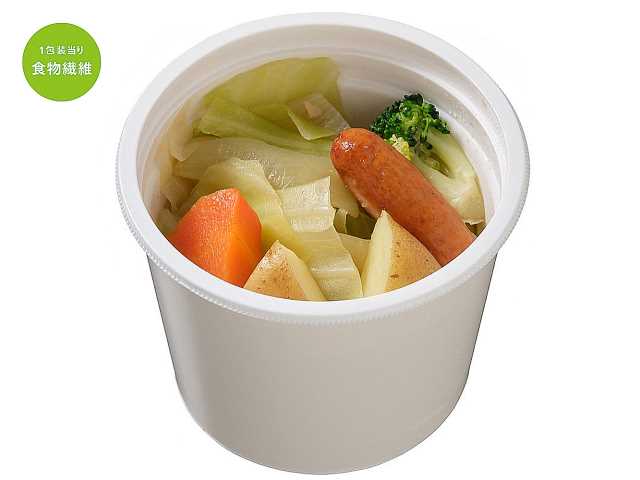 野菜を食べるポトフ