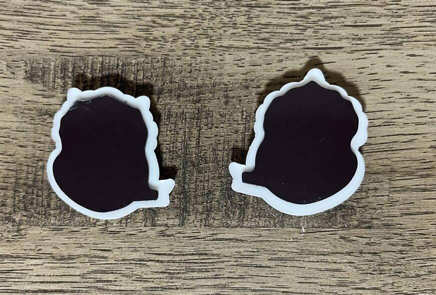 キャンドゥ、マグネットコレクション PVC製 鬼シマエナガ形状 2P画像