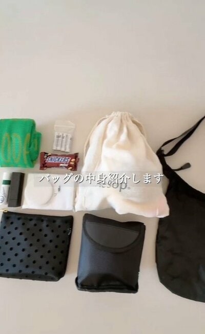 バッグの中身紹介