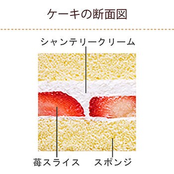 こどもの日用のショートケーキ