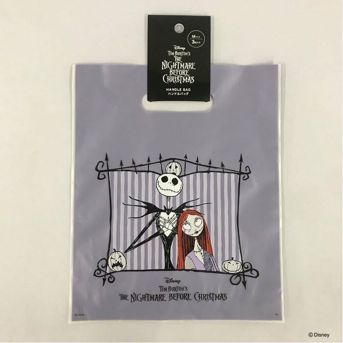 キャンドゥ公式　【数量限定】ディズニー／ハンドルバッグＭ　3P　ナイトメアー・ビフォア・クリスマス