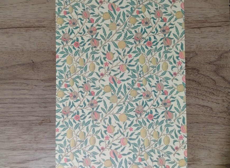 筆者撮影（セリア、A4コラージュペーパー ウィリアム・モリス）