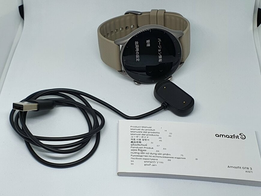 Amazfit GTR 3の充電ケーブル