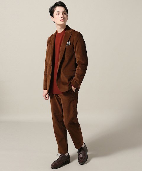 EDIFICE – ベロアストレッチセットアップ ¥36,720（税込）