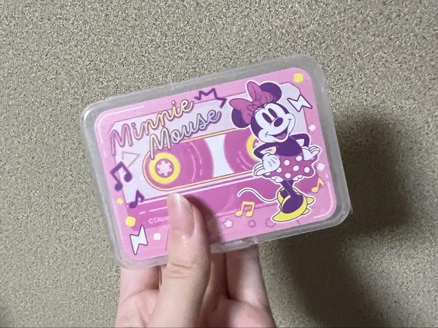 筆者撮影（セリア、プラ小物ケース / ミッキー＆ミニー）