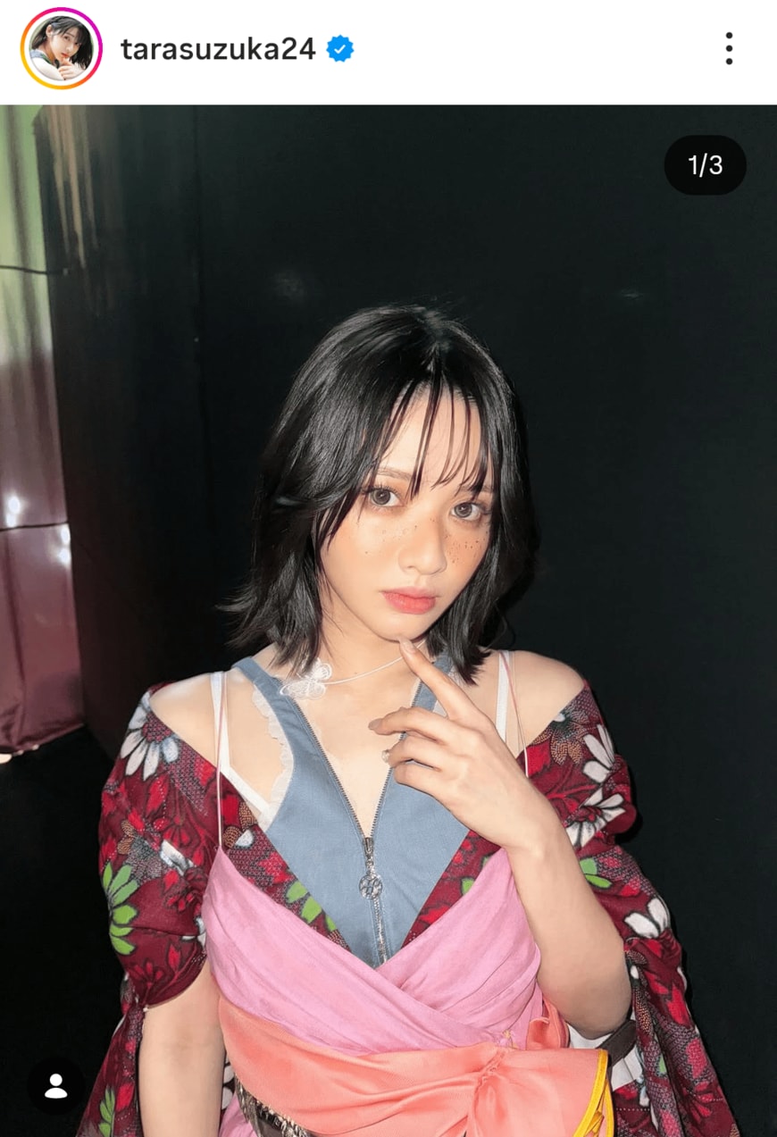 出所：鎮西寿々歌のInstagram（＠tarasuzuka24）参照日：2025年12月10日