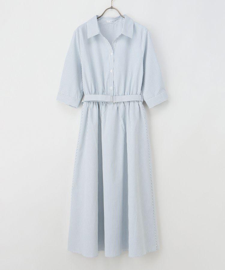 ハニーズ、6分袖シャツワンピース画像