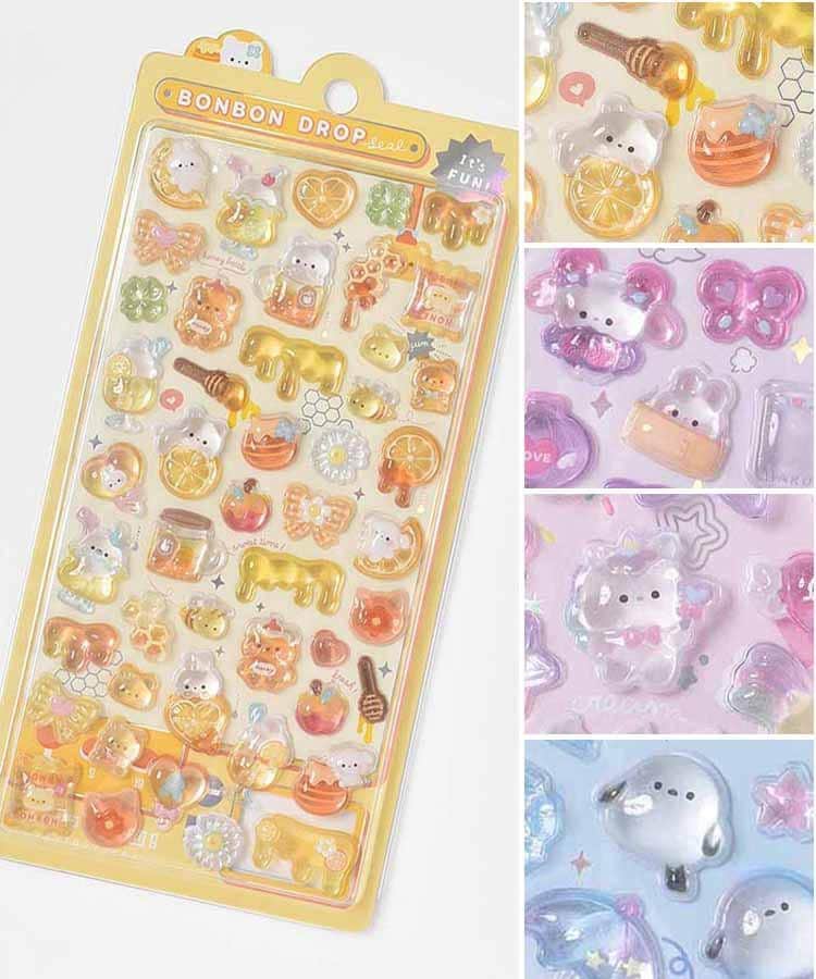 Bleu Bleuet、ボンボンドロップシール商品画像