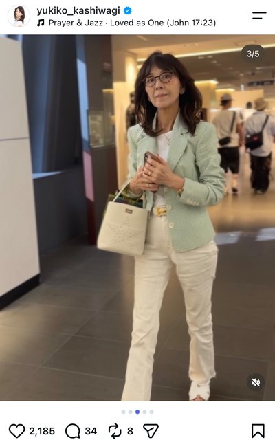 柏木由紀子のInstagram投稿