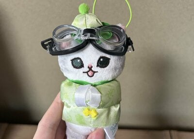 セリア、ぬいぐるみ用ゴーグル筆者撮影商品写真