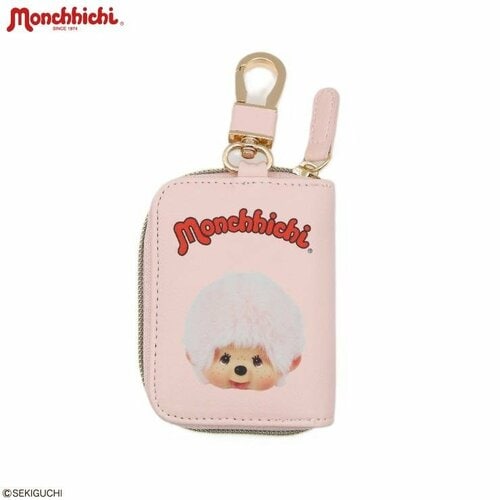 モンチッチを前面にデザインしたかわいい「キーケース」(979円)