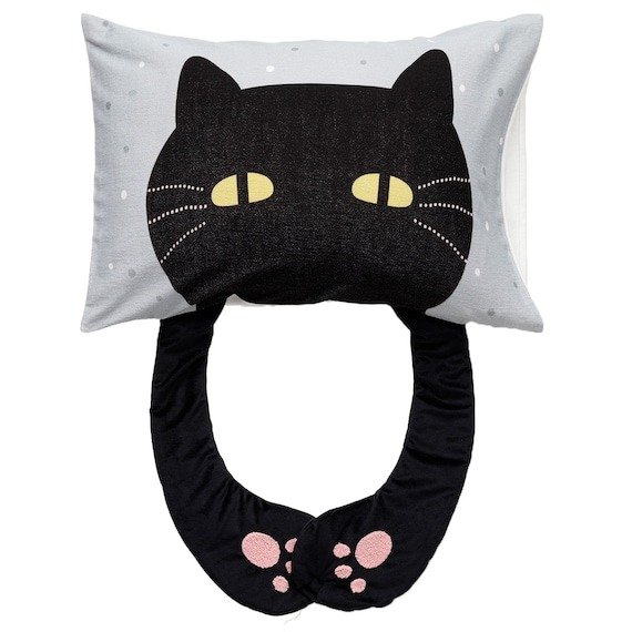 出所：ニトリ公式　アイマスク付き枕カバー(DHデコネコ)