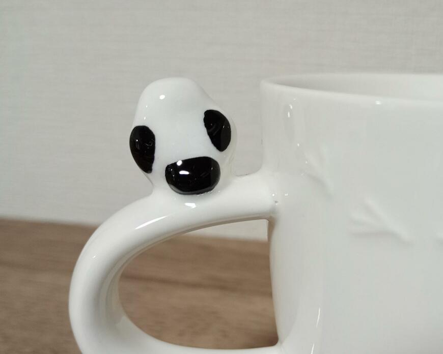 筆者撮影（キャンドゥ、ぷくぷくシマエナガ マグ）