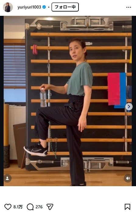 出所：石田ゆり子のInstagram（＠yuriyuri1003） 参照日：2026年2月25日