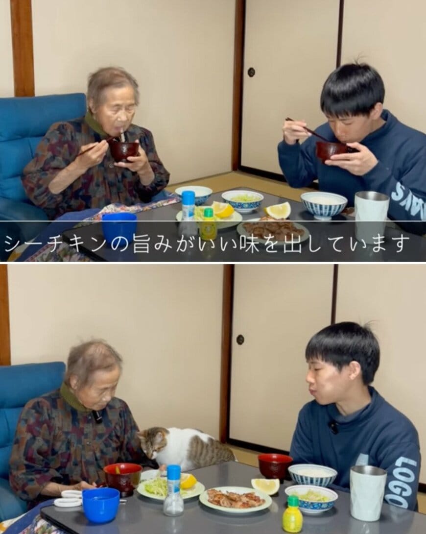 94歳のおばあちゃんと猫