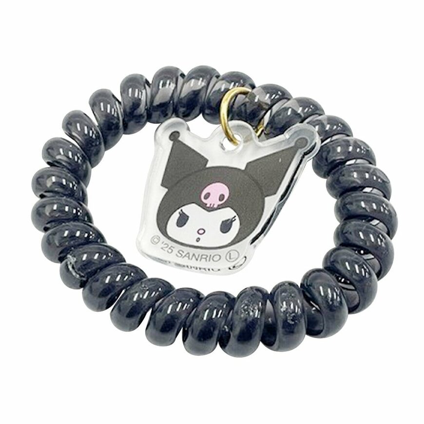 ワッツ公式 sanrio クロミ スパイラルヘアゴム アウトドア