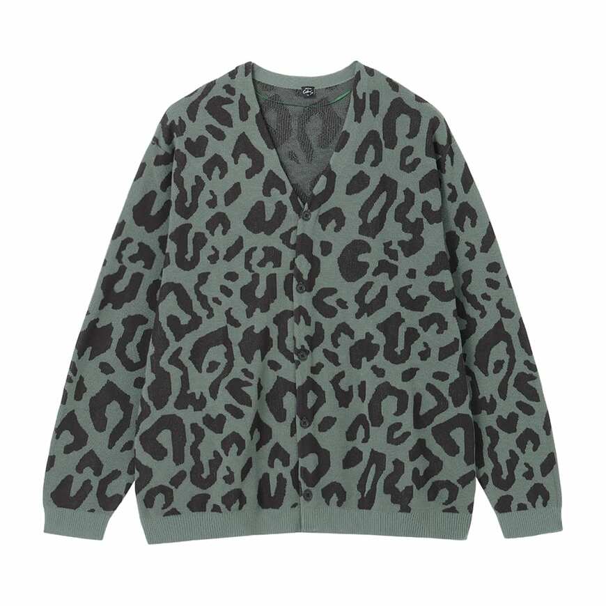 ワークマン公式 アニマル柄ニットカーディガン