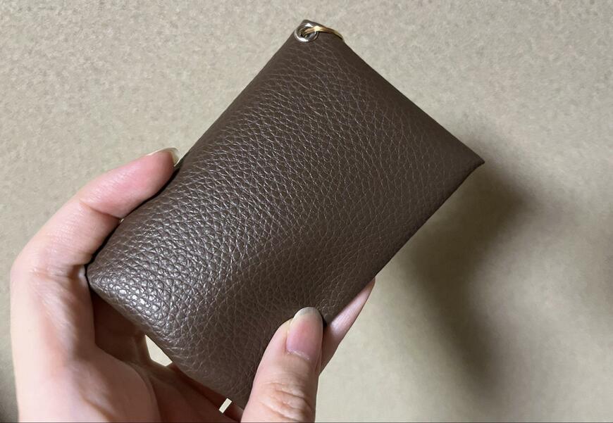 セリア、キーホルダー付きポーチ撮影画像