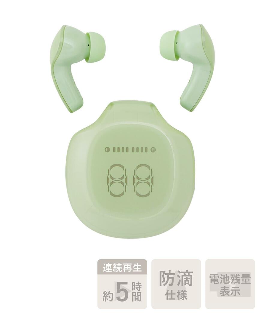 3COINS、液晶デジタルワイヤレスイヤホン画像