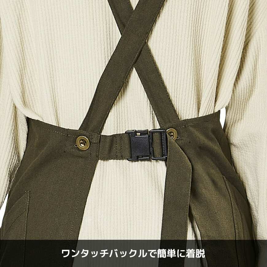 ワークマン公式　アウトドアバックルタイプエプロン