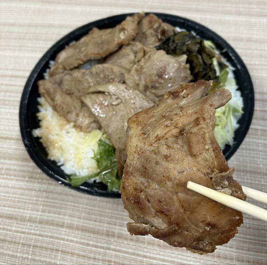 東神田の弁当屋で購入した商品