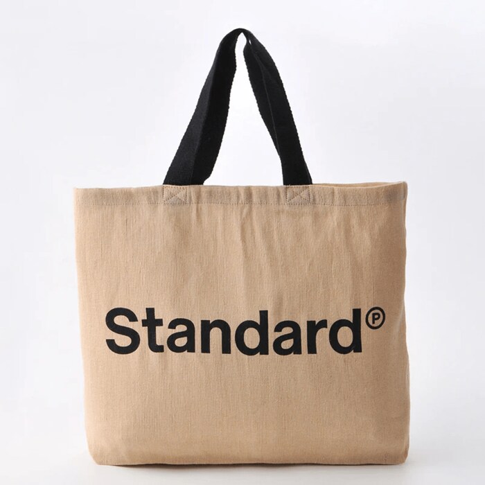 43cm×39cmという大きめサイズが頼もしい「ジュート混バッグ」