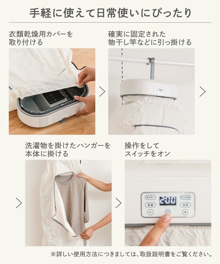 ポータブル乾燥機