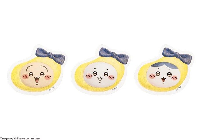 ちいかわ・ハチワレ・うさぎのオリジナルステッカーがランダムで1枚