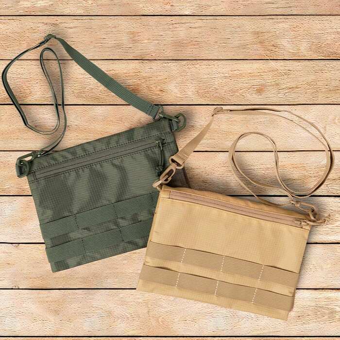 タウンでもアウトドアでも大活躍のジョイントサコッシュ