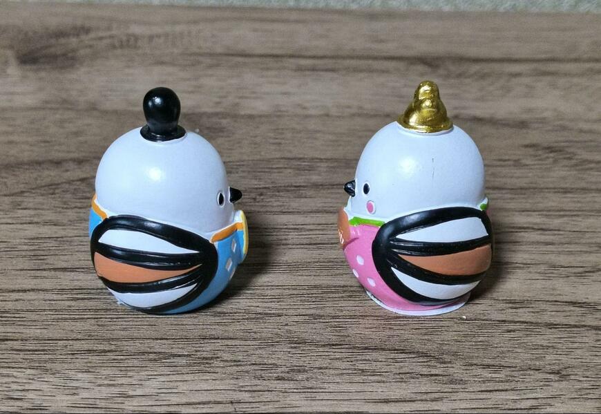 筆者撮影（キャンドゥ、リトルフレンド お雛様＆お内裏様シマエナガ）