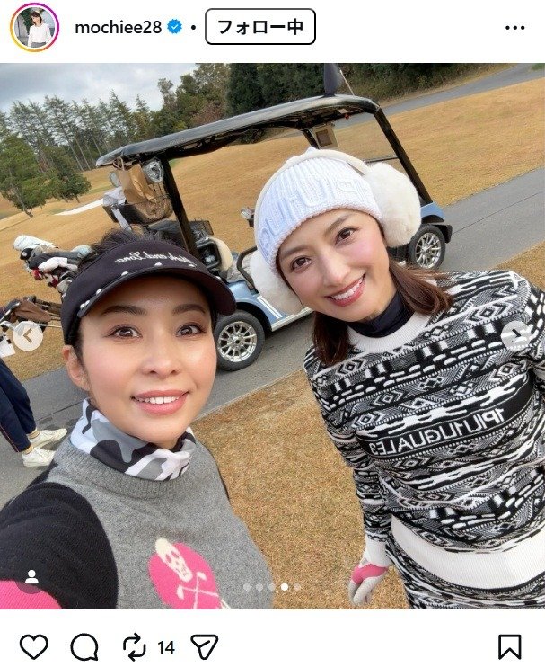出所：望月理恵のInstagram（＠mochiee28） 参照日：2026年1月6日