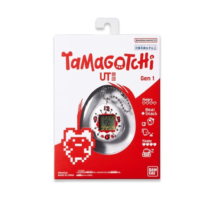 出所：ユニクロ公式 UT オリジナルたまごっち　(C)BANDAI