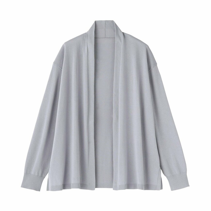 出所：無印良品公式　婦人　ＵＶカットライトニットストールカーディガン