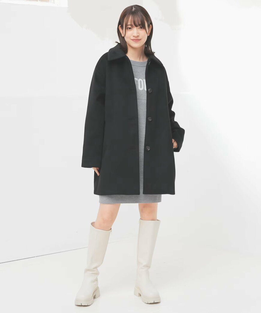 ステンカラーコート