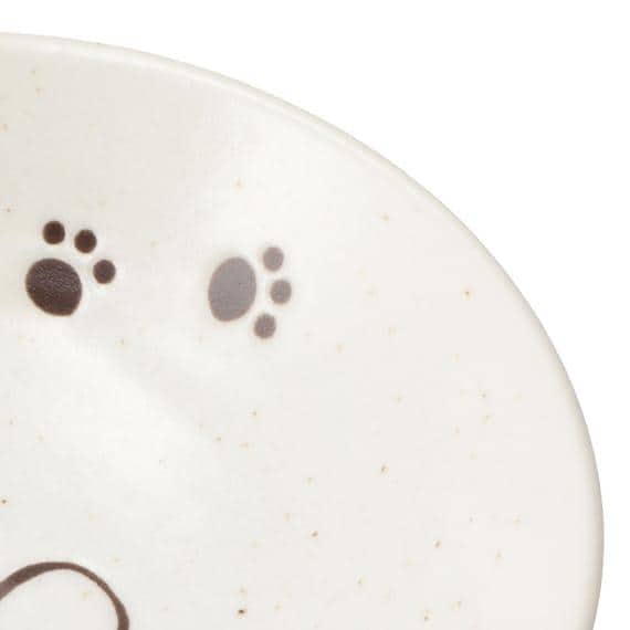 ニトリ デコホーム、デコネコ食器5点セット カルエクレデコ(ホワイト DI508) の画像