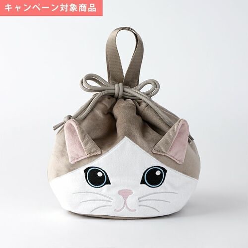 紀ノ国屋　保冷巾着（猫）