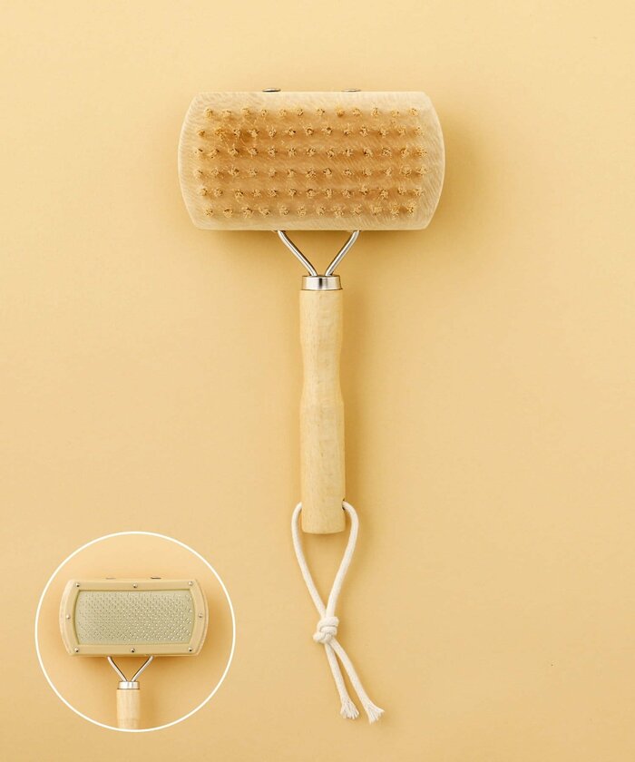 3COINSのペット用両面スリッカーブラシ商品画像