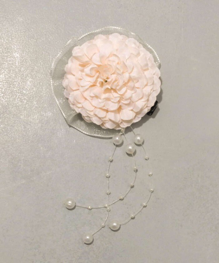 パール下りフラワーコサージュ