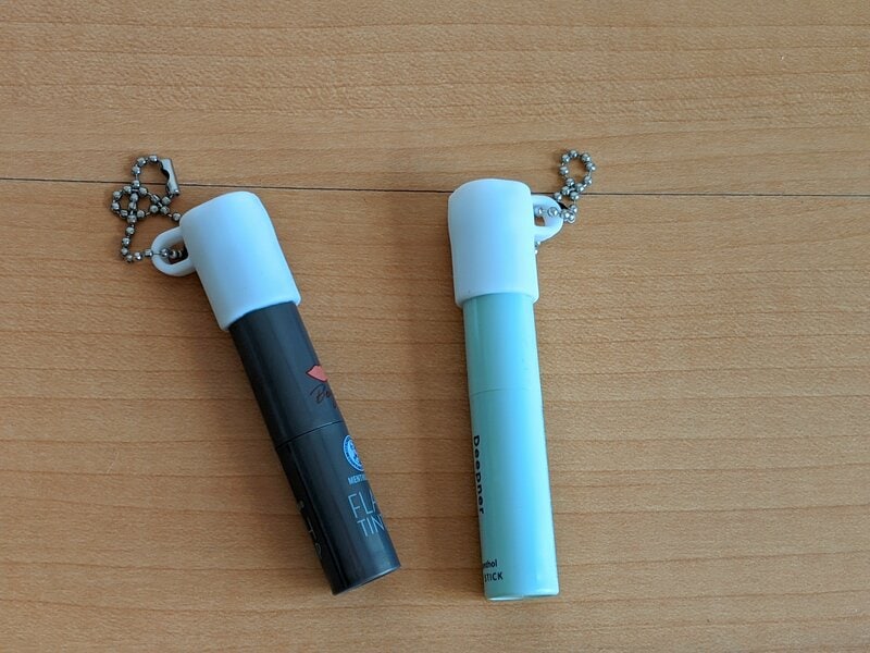 筆者撮影（セリア、キャップキーホルダー）