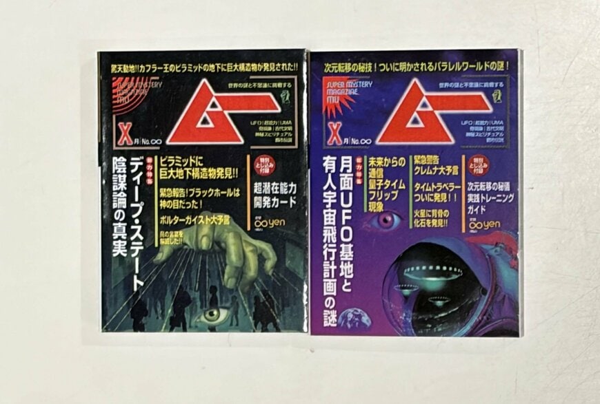 筆者撮影（セリア、ムー ミニブックノート）