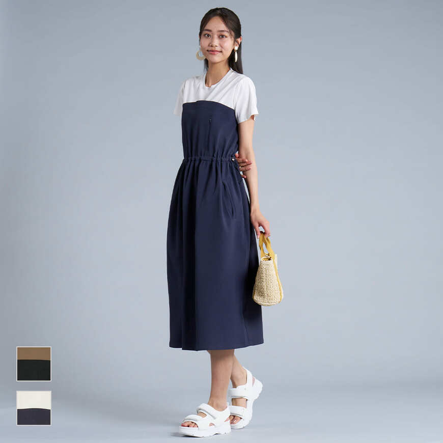 出所：ワークマン公式　レディース高撥水ビスチェライクワンピース