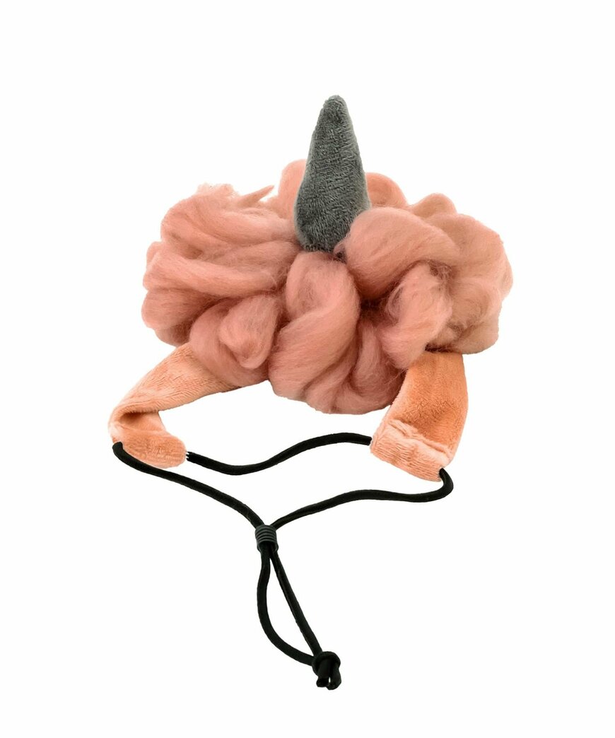 出所：3COINS公式　ペット用鬼のウィッグ／節分