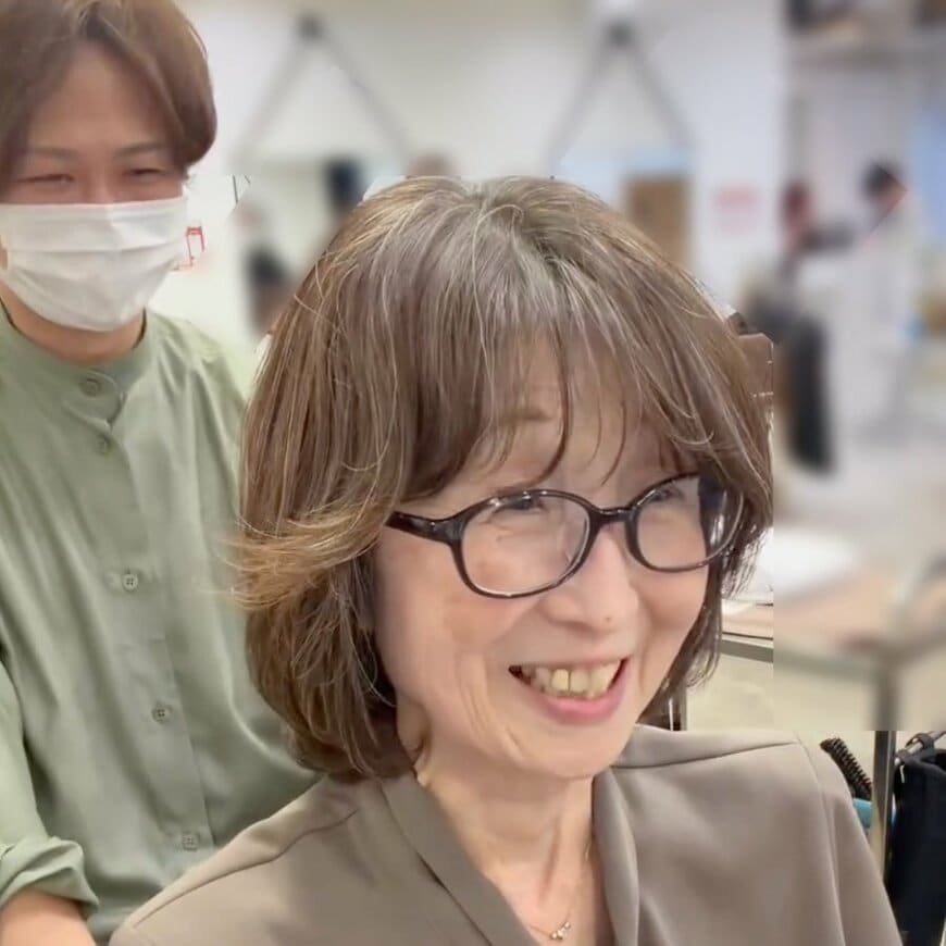 「自分も変われたら」ハネが悩みのマダムがイメチェンに挑戦！初めての姿に「可愛いです！」と大反響