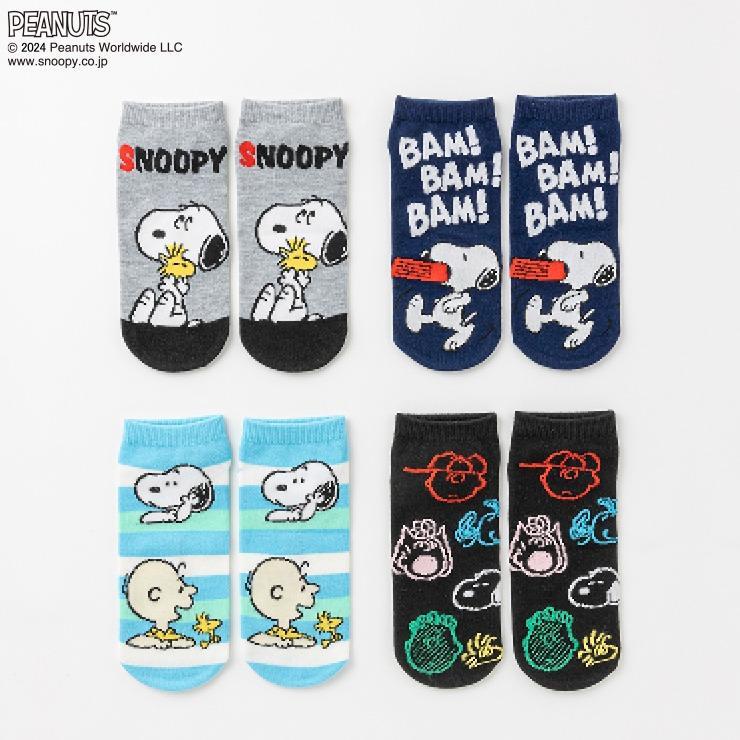 しまむら、スヌーピーソックス商品画像