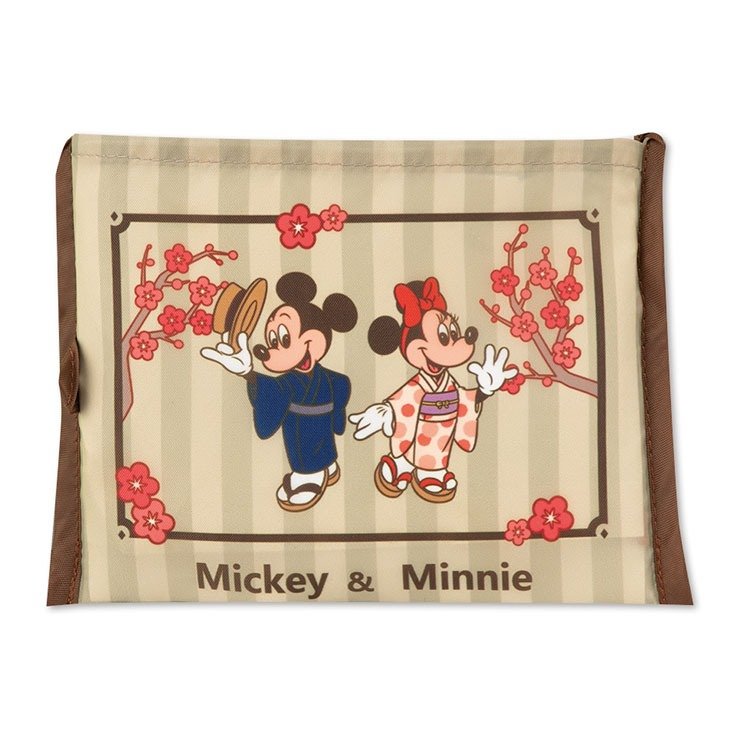 しまむら、ショッピングバッグ（ミッキー＆ミニー）和服画像
