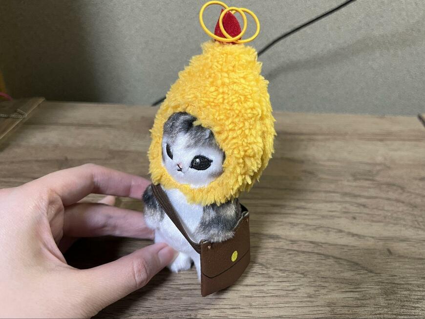 セリア、ぬい用合皮ショルダーバッグ ヲタコレ画像