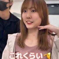 「顔が長い」のが悩みというロングヘアの女性→バッサリカット！大人かわいい「丸みボブ」で大変身！