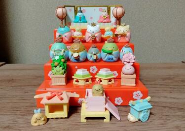 感激の再販！『すみっコぐらし』の「ひな人形」がかわいい！935円